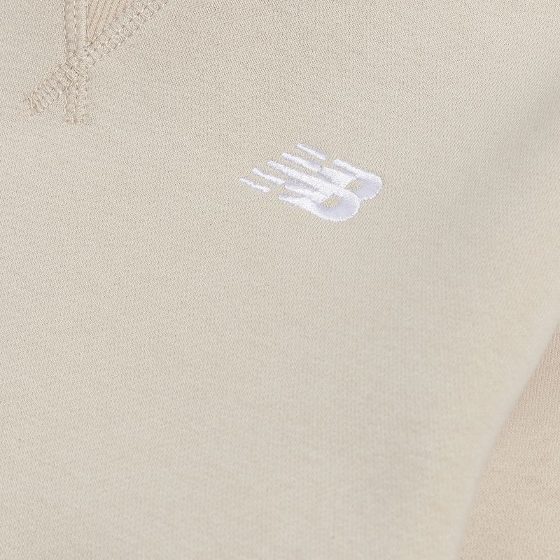 Bluză pentru copii New Balance Brush Back Small Logo Hoodie timberwolf 3