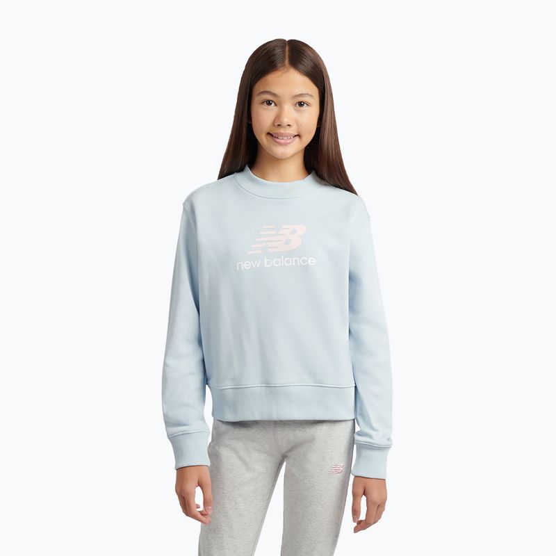 Bluză pentru copii New Balance FT Stacked Logo Crew oxford blue 2