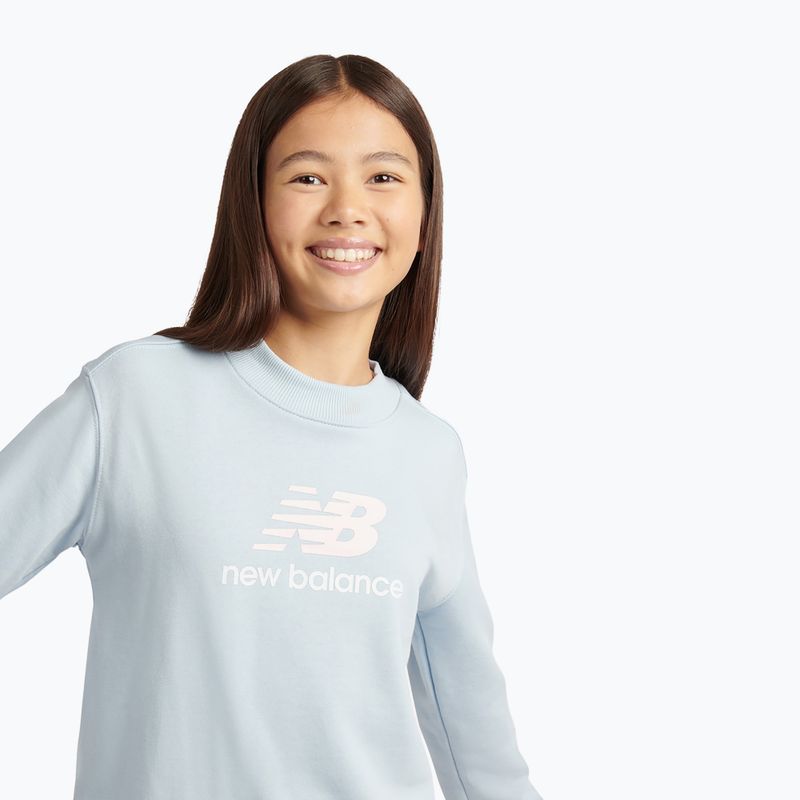 Bluză pentru copii New Balance FT Stacked Logo Crew oxford blue 5