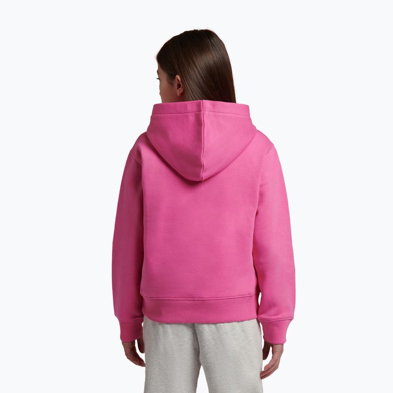 Bluză pentru copii New Balance FT Stacked Logo Hoodie pink satin 3