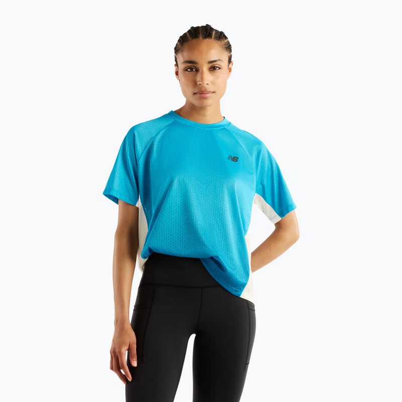 Tricou de alergare pentru femei New Balance Viz-Tech Run T-Shirt altitude/streamsong
