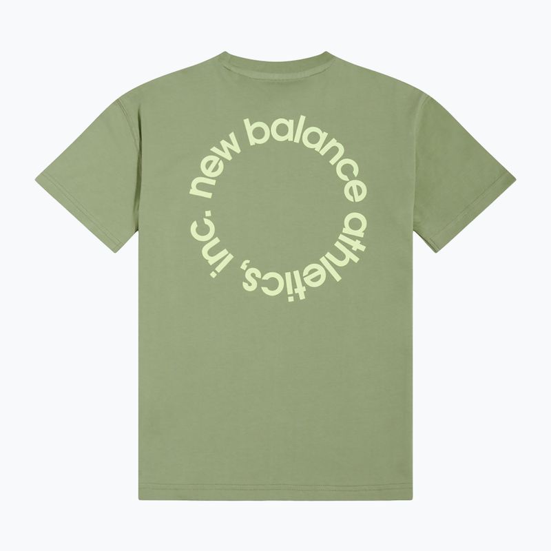 Tricou pentru copii New Balance Circular Logo Graphic Tee oregano 2