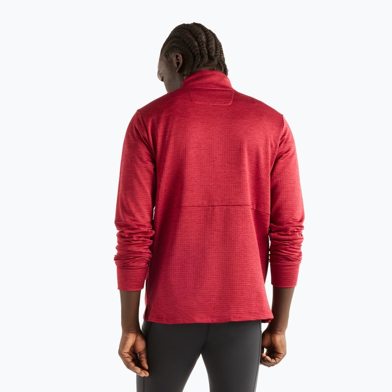 Longsleeve de alergare pentru bărbați New Balance Athletics Heat Grid 1/2 Zip podium red 3
