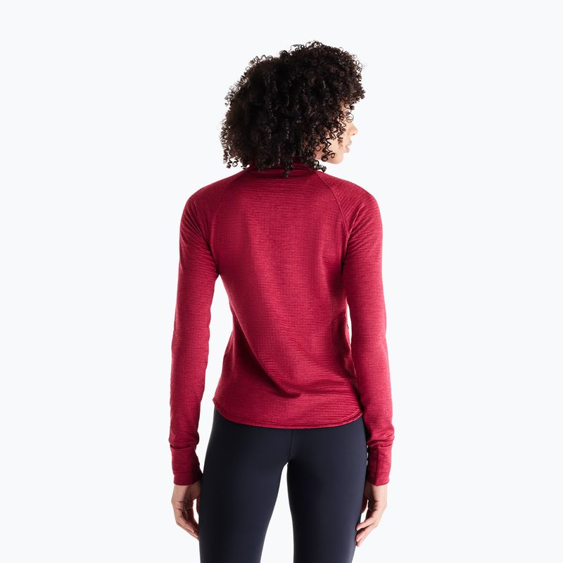 Longsleeve de alergare pentru femei New Balance Athletics Heat Grid 1/2 Zip podium red 3