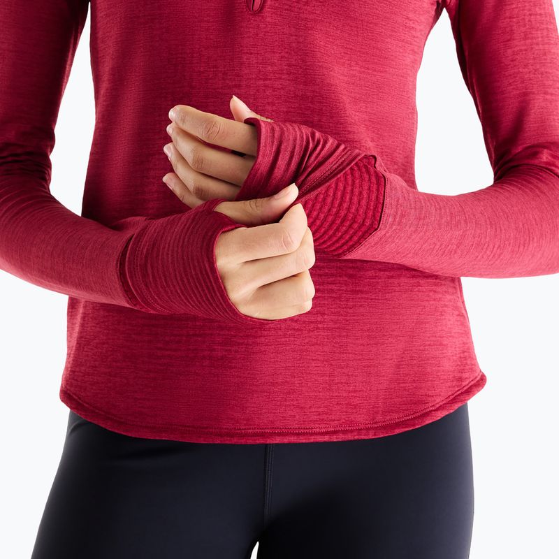 Longsleeve de alergare pentru femei New Balance Athletics Heat Grid 1/2 Zip podium red 6
