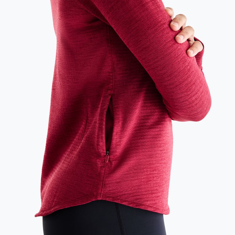 Longsleeve de alergare pentru femei New Balance Athletics Heat Grid 1/2 Zip podium red 7