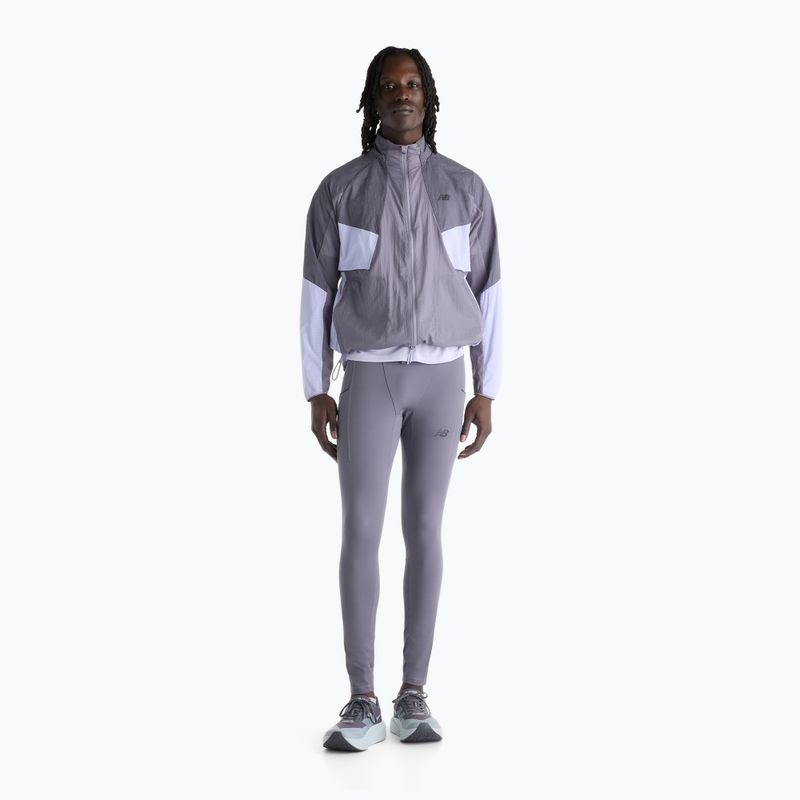 Geacă de alergare pentru bărbați New Balance Reflective RC Jacket off-line grey/smoked violet 2