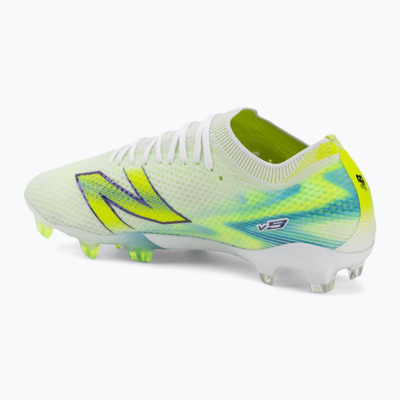Încățăminte de fotbal New Balance Furon Elite V9 FG white/alkaline green 3