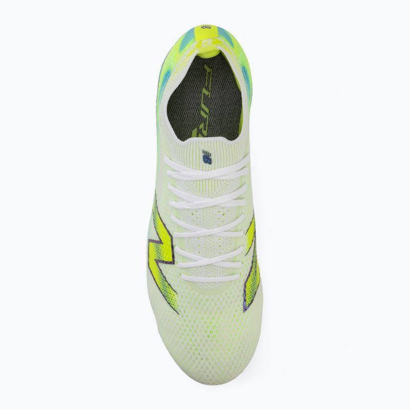 Încățăminte de fotbal New Balance Furon Elite V9 FG white/alkaline green 5