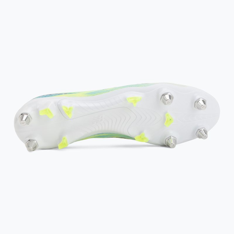 Încățăminte de fotbal New Balance Furon Elite V9 SG white/alkaline green 4