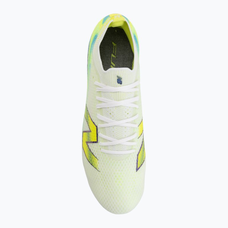 Încățăminte de fotbal New Balance Furon Elite V9 SG white/alkaline green 5