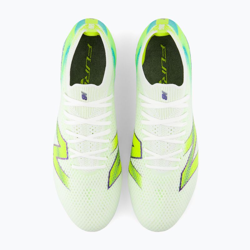 Încățăminte de fotbal New Balance Furon Elite V9 SG white/alkaline green 5