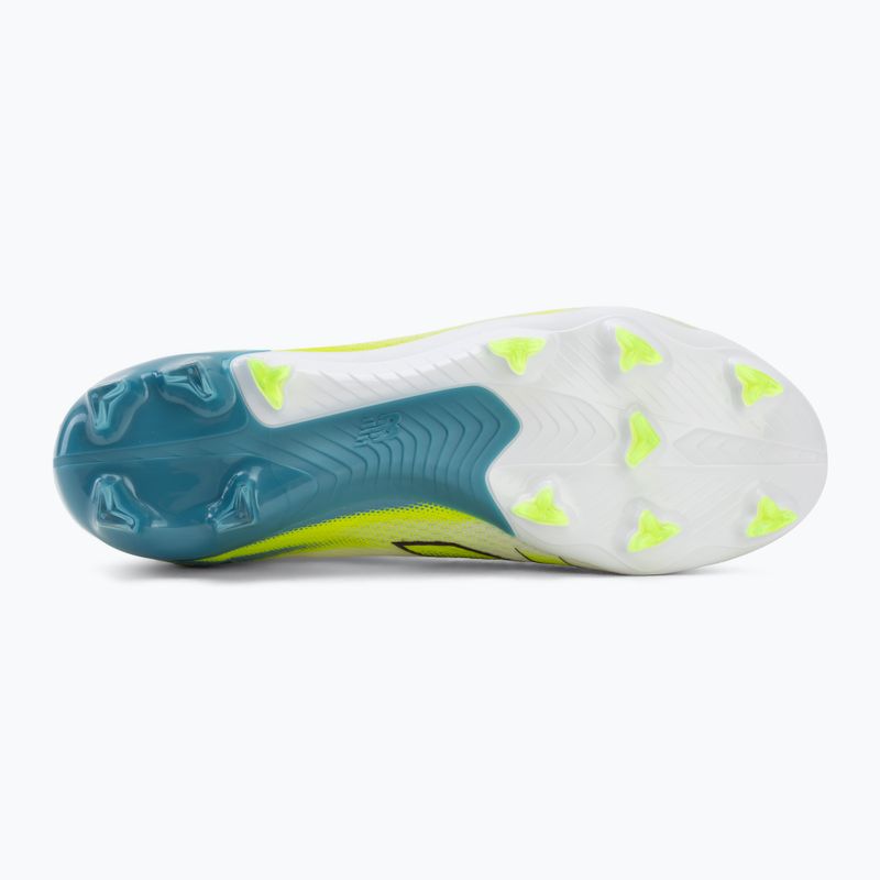 Încățăminte de fotbal New Balance Furon Pro V9 FG white/alkaline green 4