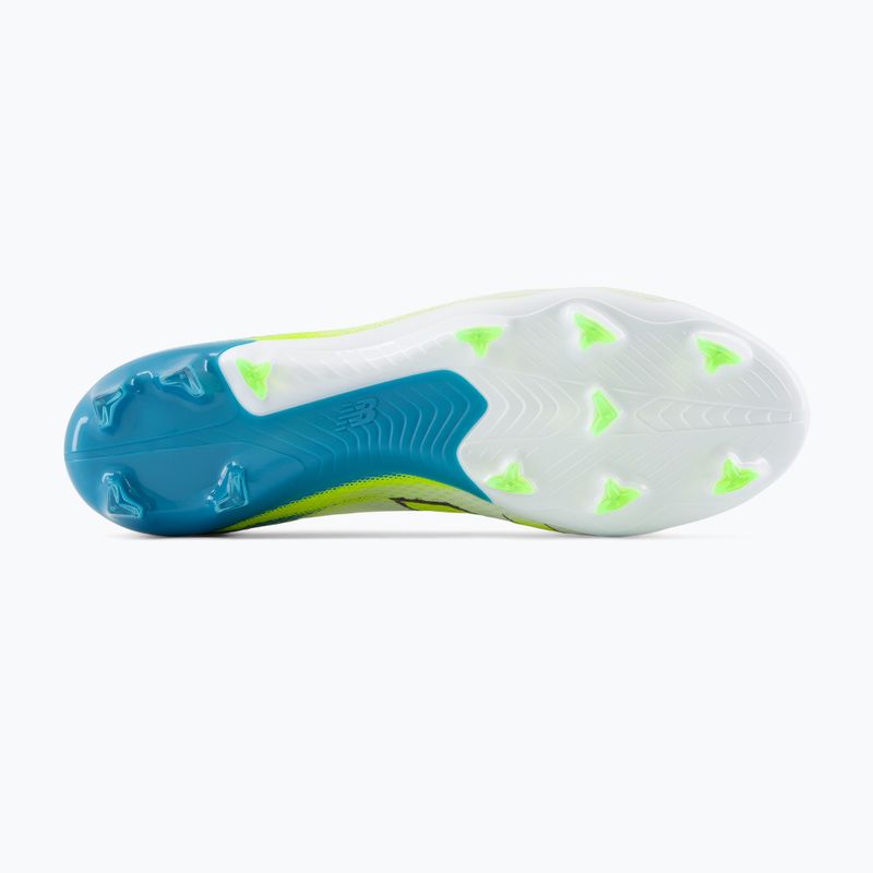 Încățăminte de fotbal New Balance Furon Pro V9 FG white/alkaline green 5