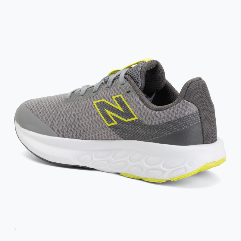 Încălțăminte de alergare pentru copii New Balance 520's Lace V9 grey matter/Ssate grey/alkaline green 3