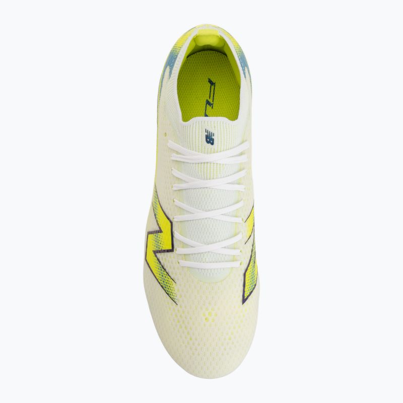 Încățăminte de fotbal New Balance Furon Pro V9 SG white/alkaline green 5