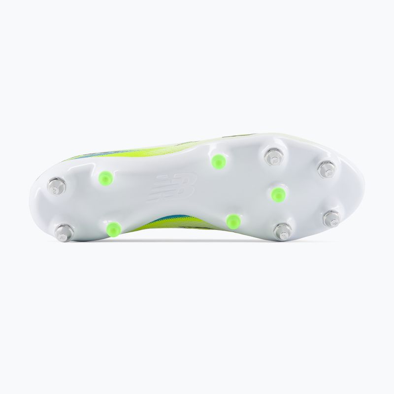 Încățăminte de fotbal New Balance Furon Pro V9 SG white/alkaline green 4