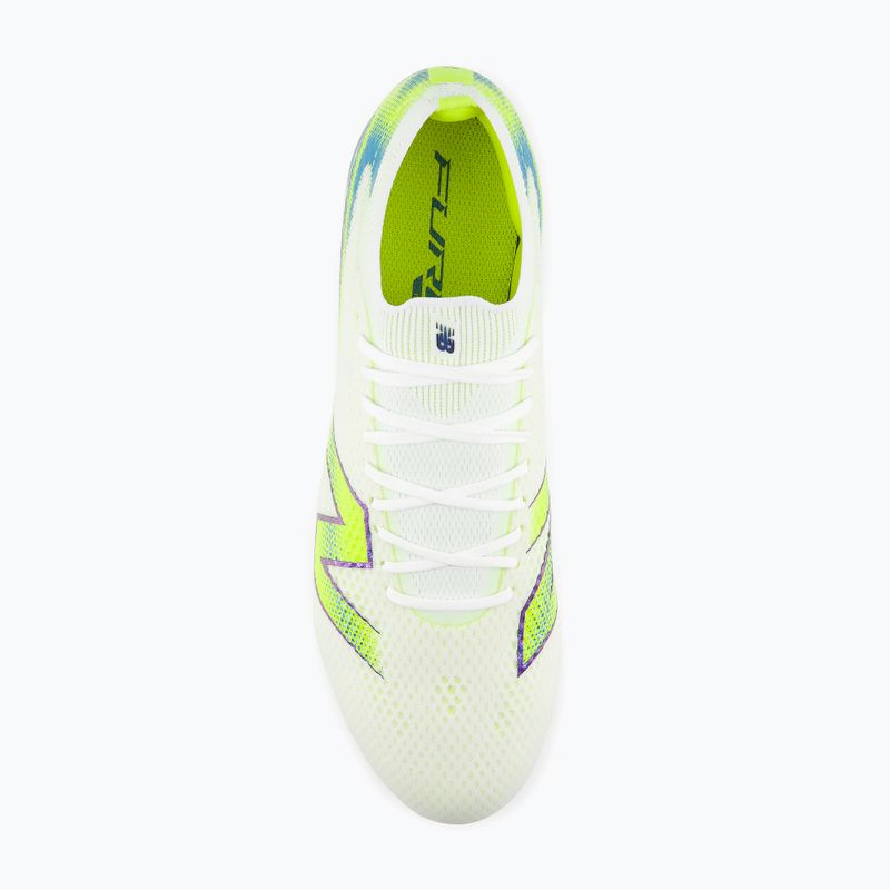 Încățăminte de fotbal New Balance Furon Pro V9 SG white/alkaline green 5