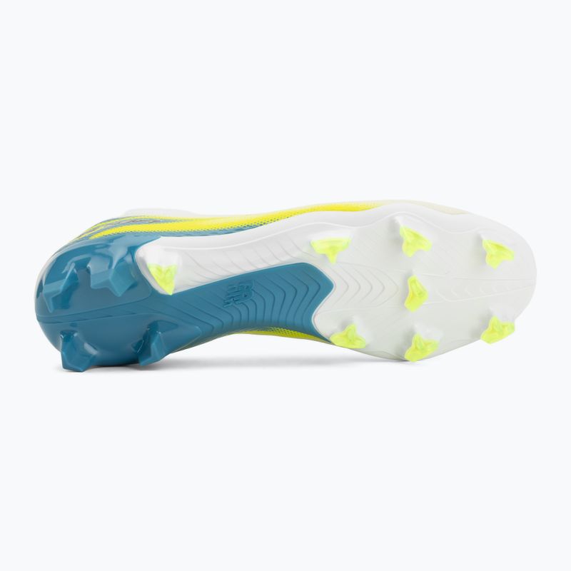 Încățăminte de fotbal New Balance Furon Team V9 FG white/alkaline green 4