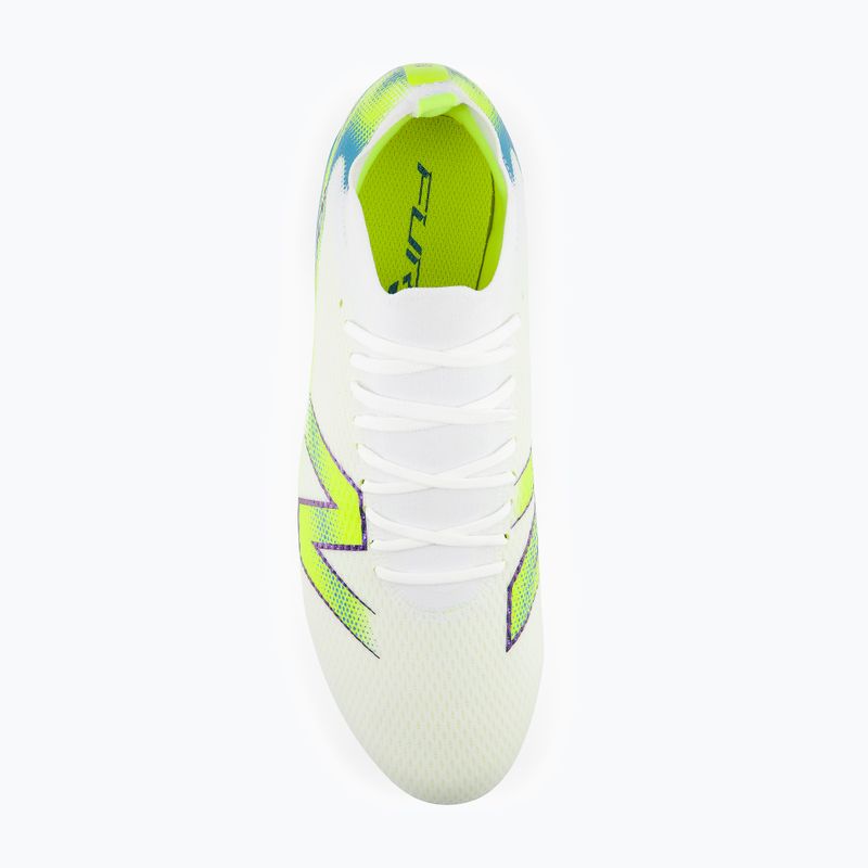 Încățăminte de fotbal New Balance Furon Team V9 FG white/alkaline green 4