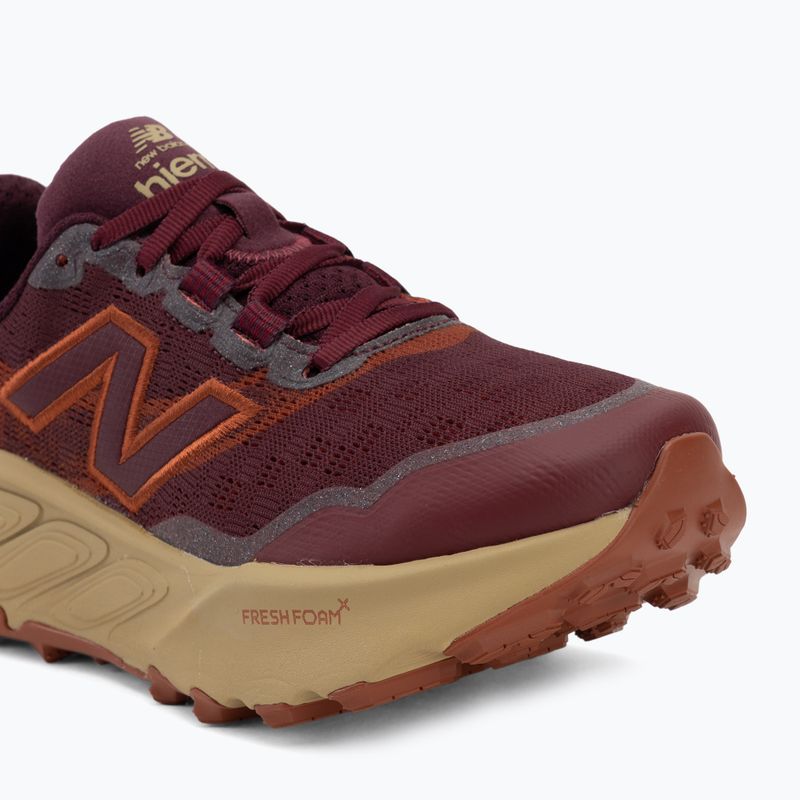 Încălțăminte de alergare pentru bărbați New Balance Fresh Foam X Hierro V9 mulled wine/neo flame 7