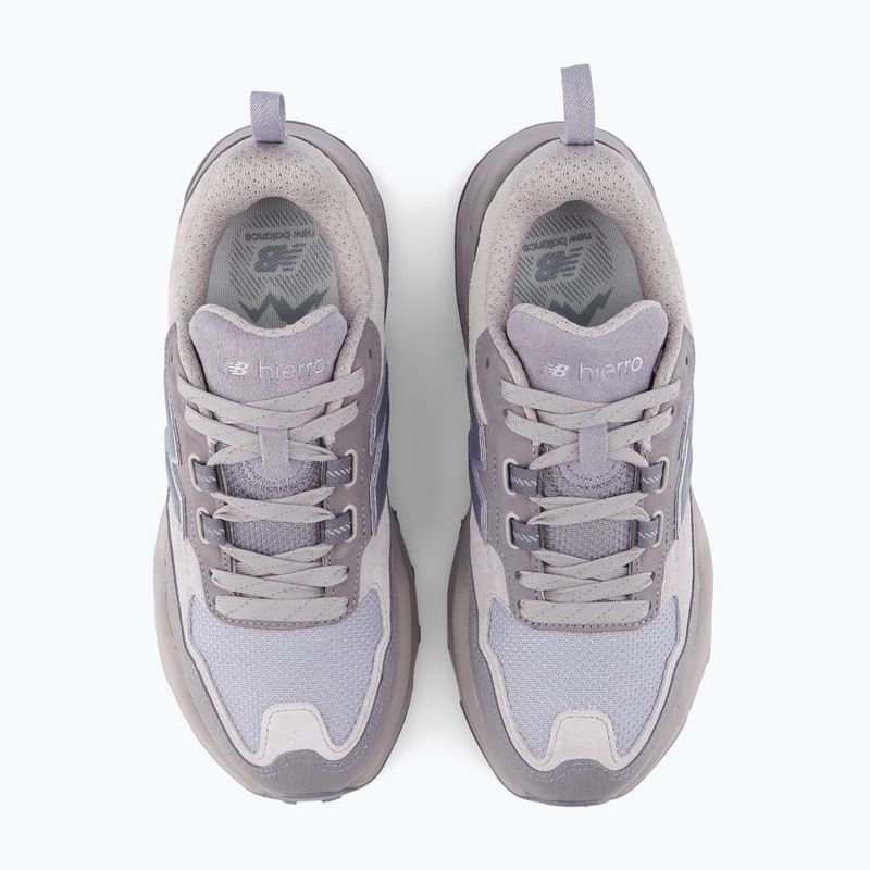 Încălțăminte de alergare pentru femei New Balance Hierro Trek Nubuck Vamp V9 truffle salt/off-line grey 3