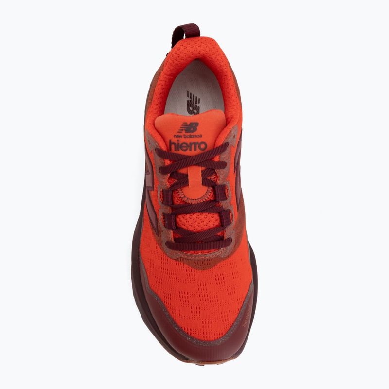 Încălțăminte de alergare pentru bărbați New Balance Fresh Foam Hierro V9 neo flame/mulled wine 5