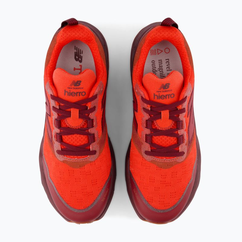 Încălțăminte de alergare pentru bărbați New Balance Fresh Foam Hierro V9 neo flame/mulled wine 4