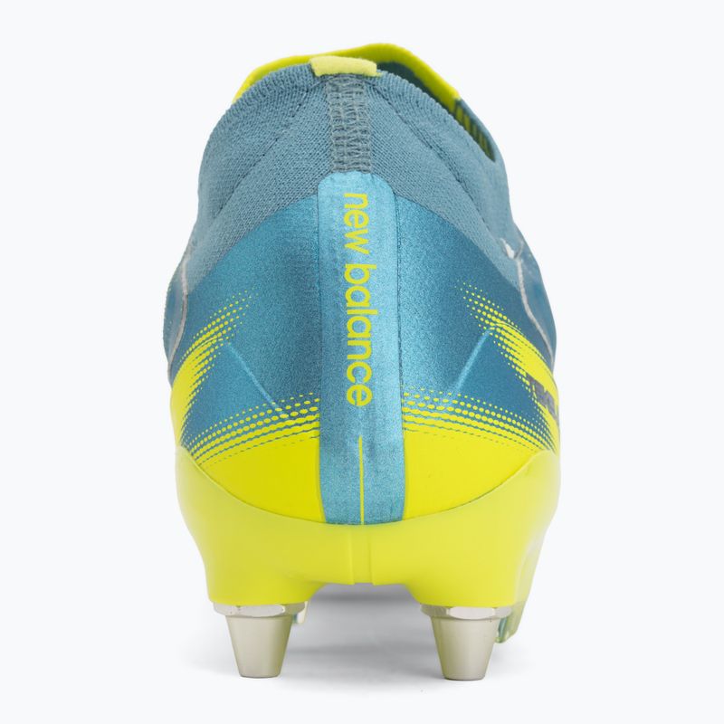 Încățăminte de fotbal New Balance Tekela Elite Low V5 SG metallic blue/alkaline green/team navy 6