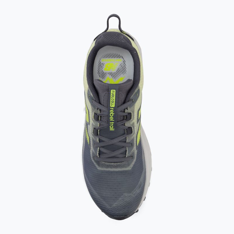 Încălțăminte de alergare pentru bărbați New Balance Rebel Trail V1 arctic grey/alkaline green 5