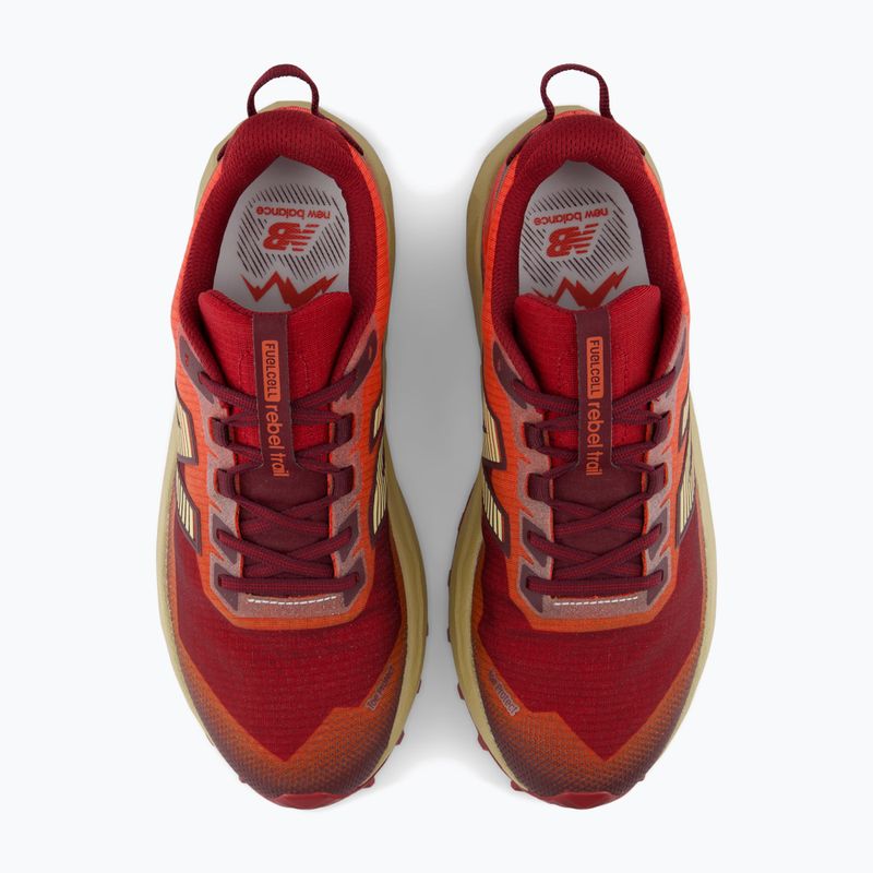 Încălțăminte de alergare pentru bărbați New Balance Rebel Trail V1 maple/neo flame 4