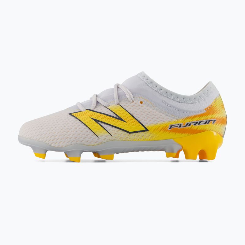 Încălțăminte de fotbal pentru copii New Balance Furon Team V9 FG fresh air/satsuma orange 3