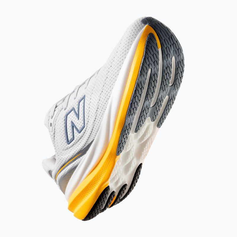 Încălțăminte de alergare pentru bărbați New Balance 1080's V15 white/satsuma orange 2