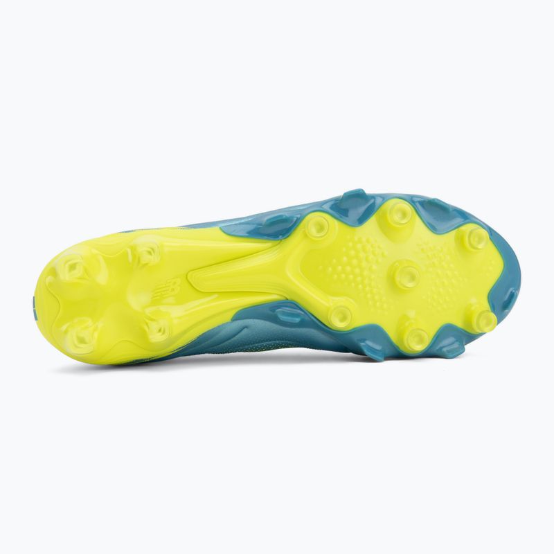 Încățăminte de fotbal New Balance Tekela Pro Low V5 FG metallic blue/alkaline green/Team Navy 4