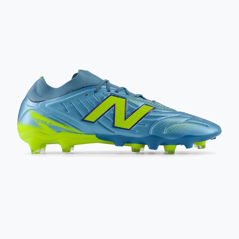 Încățăminte de fotbal New Balance Tekela Pro Low V5 FG metallic blue/alkaline green/Team Navy 2