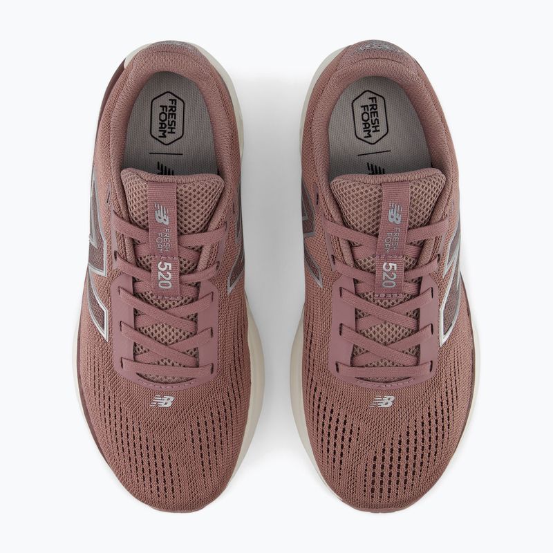 Încălțăminte de alergare pentru femei New Balance Fresh Foam 520's V9 pebble/fast track/silver metallic 5