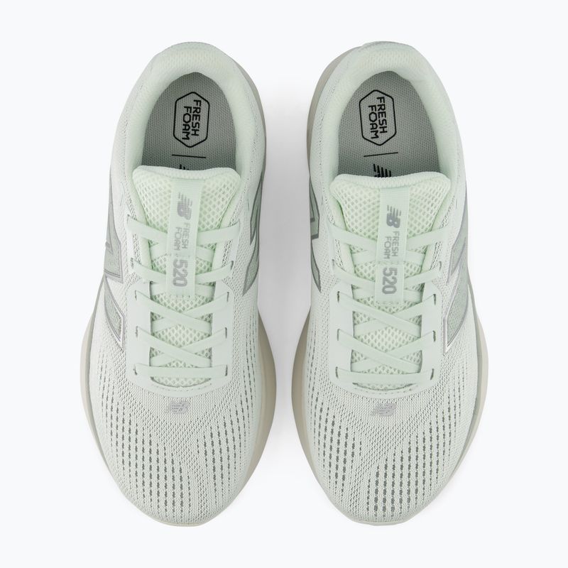 Încălțăminte de alergare pentru femei New Balance Fresh Foam 520's V9 mint water/lone star grey/silver metallic 5