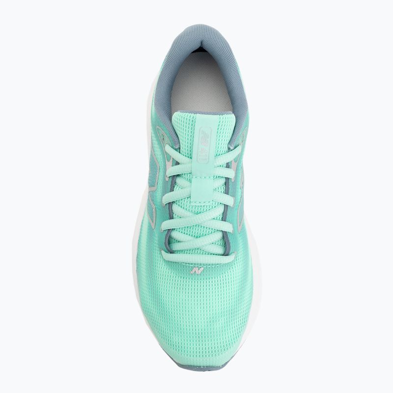 Încălțăminte de alergare pentru femei New Balance 411's V4 bright mint/zinc blue/silver metallic 5