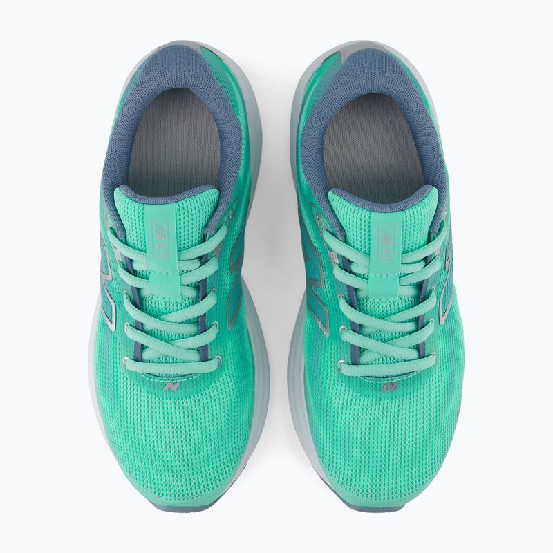 Încălțăminte de alergare pentru femei New Balance 411's V4 bright mint/zinc blue/silver metallic 5