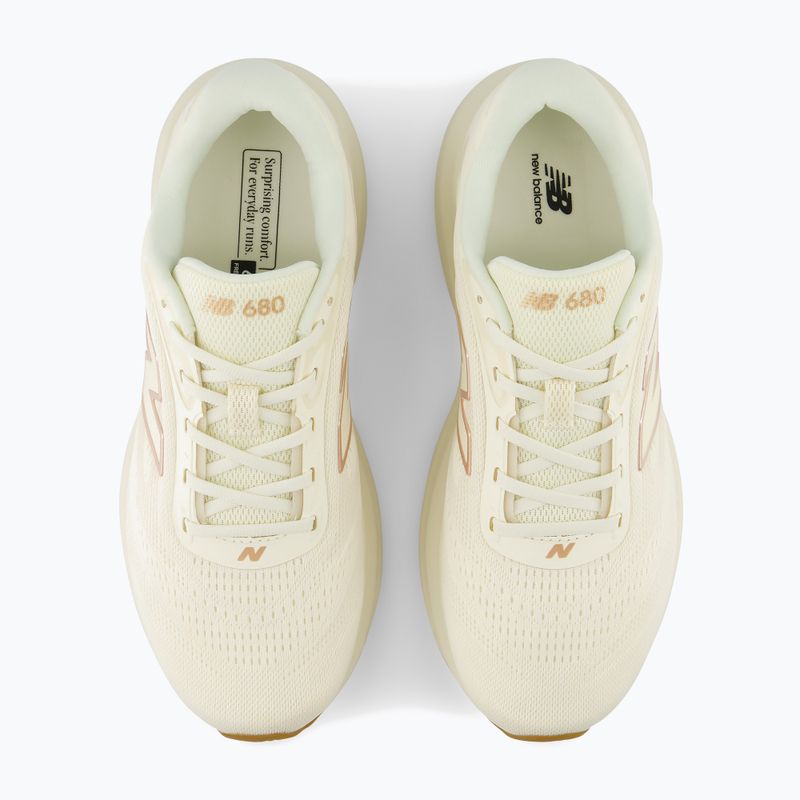 Încălțăminte de alergare pentru femei New Balance Fresh Foam 680's V9 beige 5