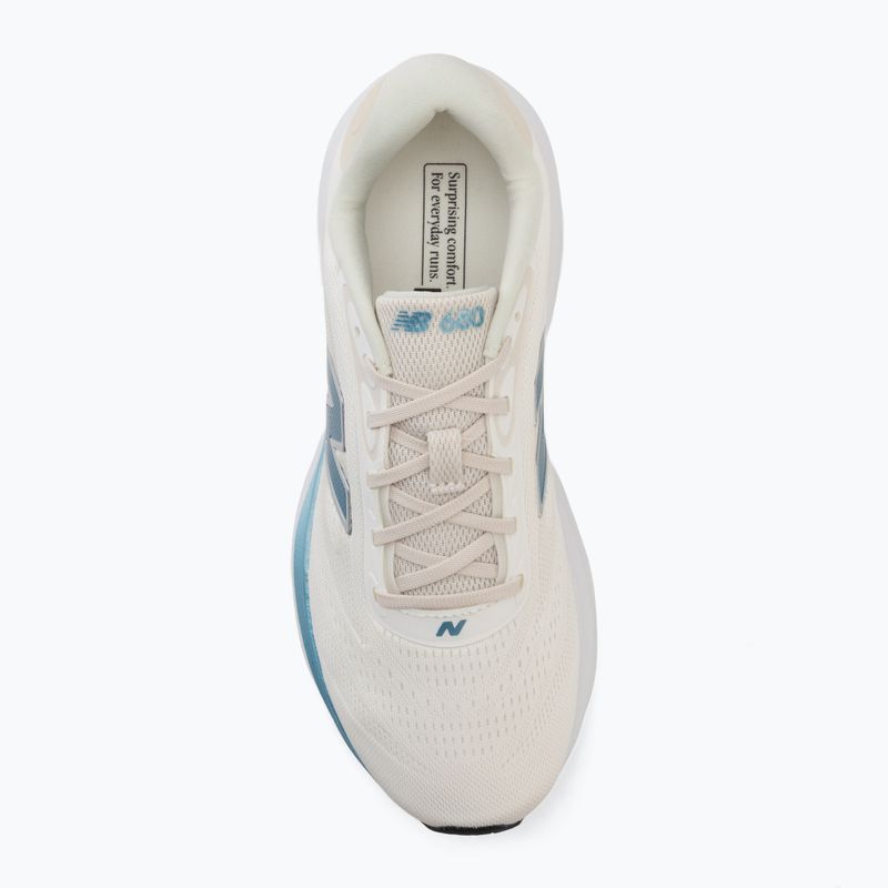Încălțăminte de alergare pentru femei New Balance Fresh Foam 680's V9 sea salt/altitude metallic/white 5