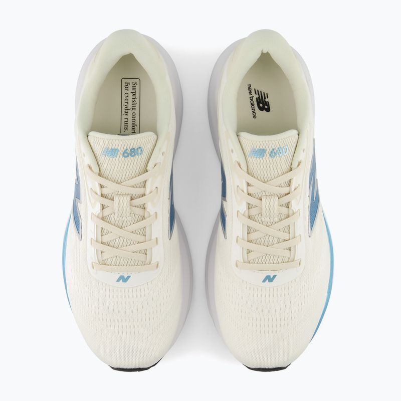Încălțăminte de alergare pentru femei New Balance Fresh Foam 680's V9 sea salt/altitude metallic/white 5