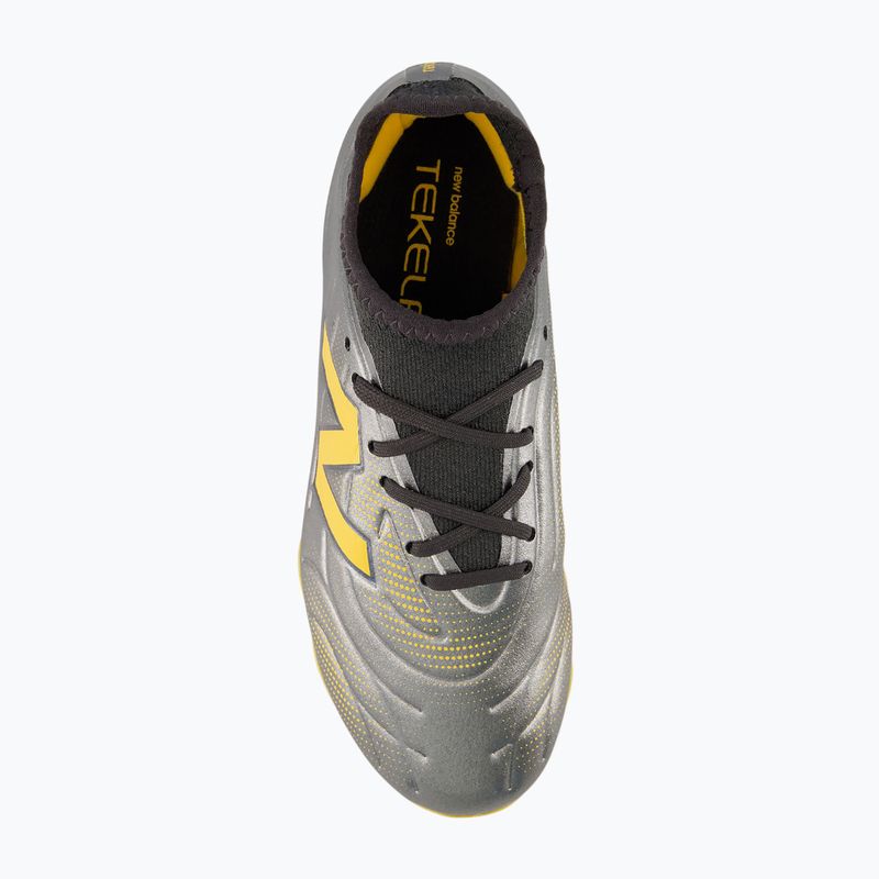 Încălțăminte de fotbal pentru copii New Balance Tekela Team V5 FG harbor grey/black cement 4