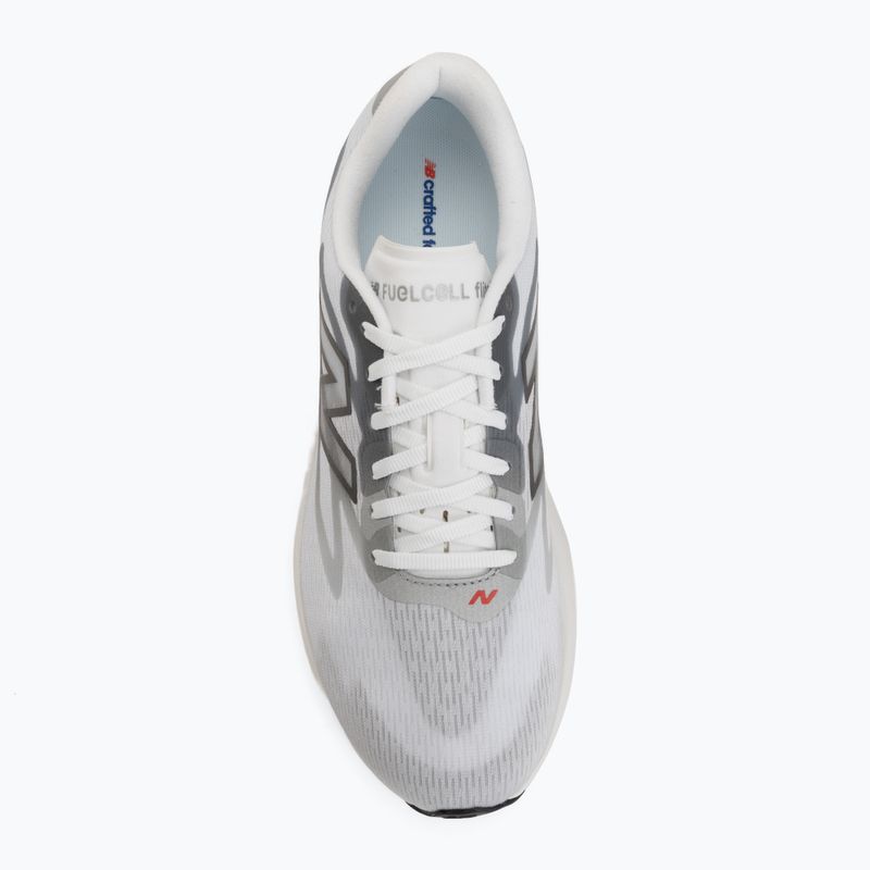 Încălțăminte de alergare pentru bărbați New Balance FuelCell Flite-R V1 white/slate grey/neo flame 5