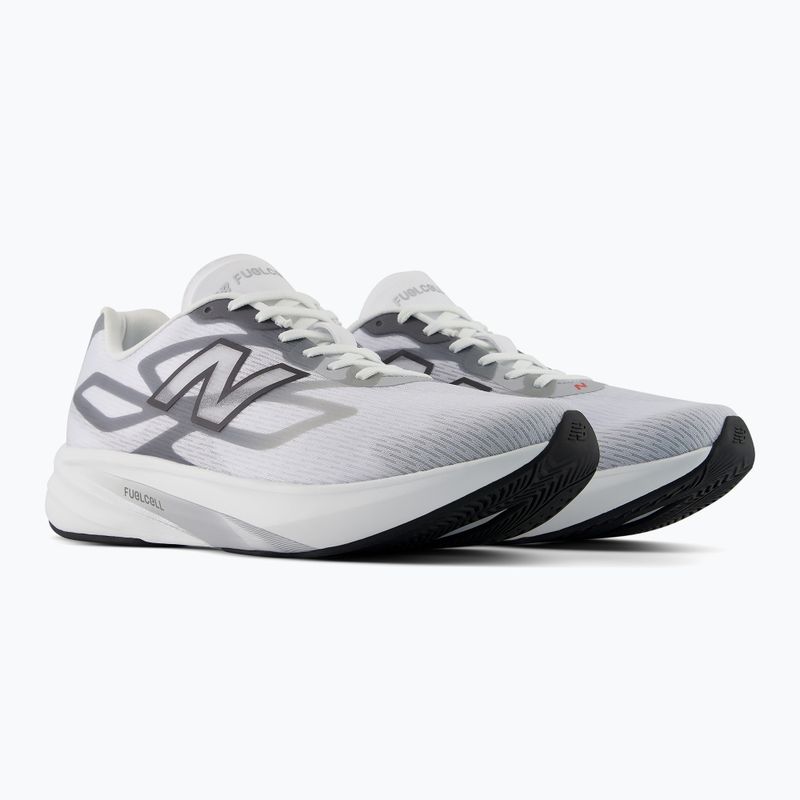 Încălțăminte de alergare pentru bărbați New Balance FuelCell Flite-R V1 white/slate grey/neo flame 4