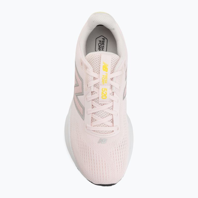 Încălțăminte de alergare pentru femei New Balance Fresh Foam 520's V9 pink salt/pink granite/silver metallic 5
