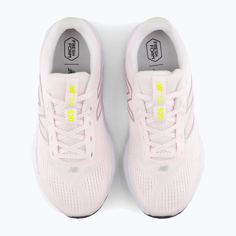 Încălțăminte de alergare pentru femei New Balance Fresh Foam 520's V9 pink salt/pink granite/silver metallic 5