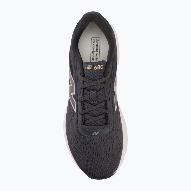 Încălțăminte de alergare pentru femei New Balance Fresh Foam 680's V9 black cement/pink salt 5