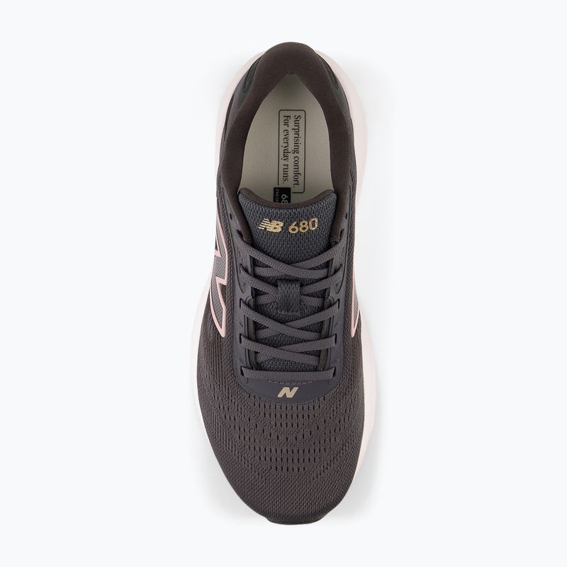 Încălțăminte de alergare pentru femei New Balance Fresh Foam 680's V9 black cement/pink salt 5