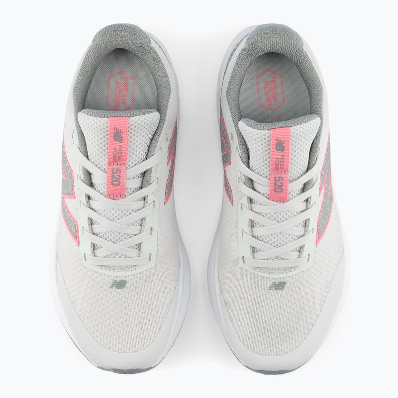 Încălțăminte de alergare pentru copii New Balance 520's Lace V9 grey matter/signal pink 7